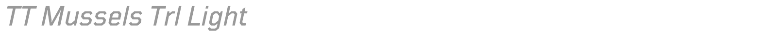 TT Mussels font preview
